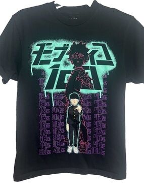 Mob Psycho 100 Anime T-Shirt Size Small